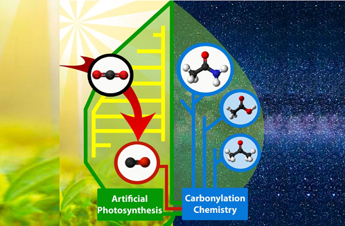 Réduction photocatalytique du CO2 pour la synthèse de médicaments radiomarqués